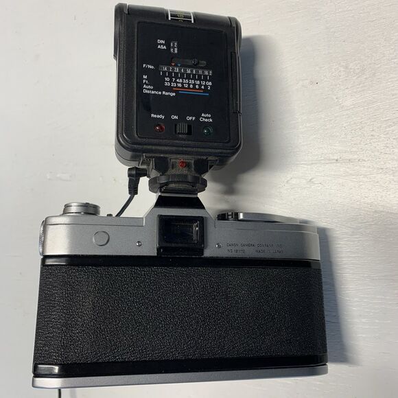 Canon TL QL 35mm Film SLR Camera w. FL 50mm 1:1.8 Lens -Light- Not Tested - USA - Picture 7 of 16